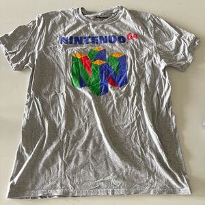 Nintendo 64 Gray Logo T-Shirt
